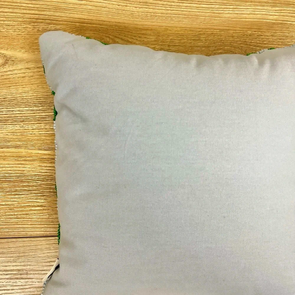 Kate Spade x Target Set of 2 NWT Beaded Floral Throw Pillow